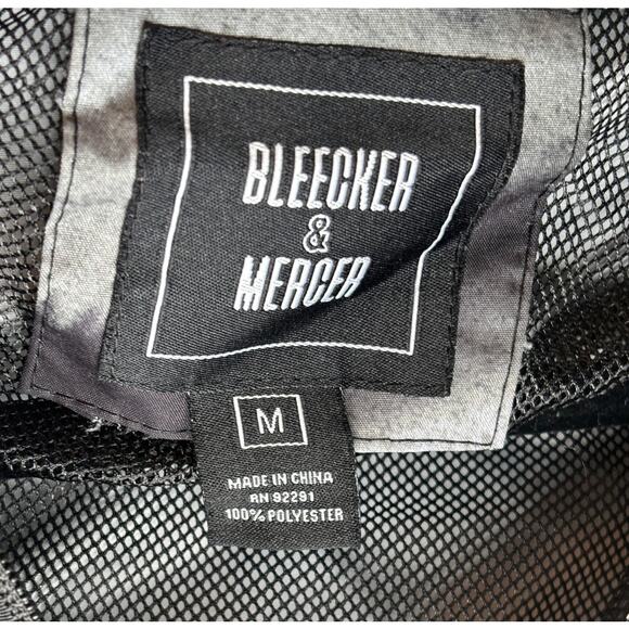 Bleecker & Mercer Windbreaker Hoodie and Pants Men's M Black & Gray Multi Pocket - Picture 4 of 15